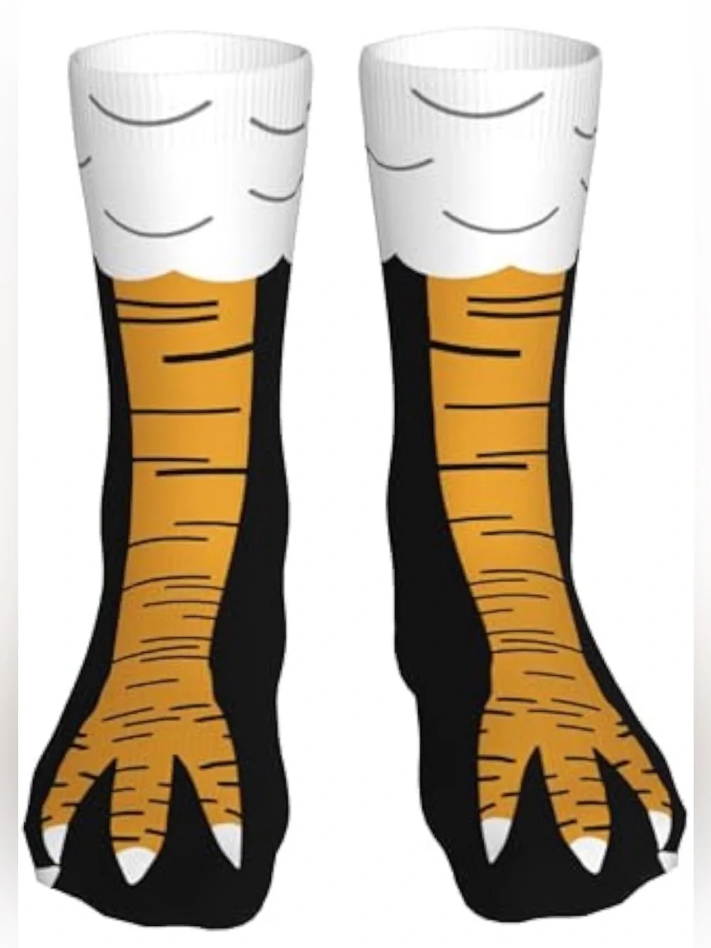 Chicken Leg Novelty Socks - 2 Pairs